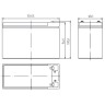 Аккумулятор MNB HRL1234W (12В 9Ач)