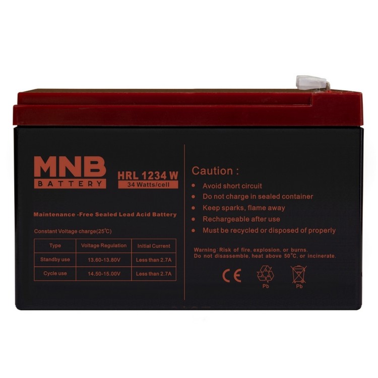 Аккумулятор MNB HRL1234W (12В 9Ач)