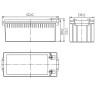 Аккумулятор MNB MNG 200-12 (12В 200Ач)