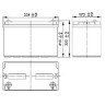 Аккумулятор MNB HRL12460W (12В 110-120Ач)