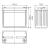 Аккумулятор MNB HRL12650W (12В 150-155Ач)