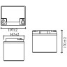 Аккумулятор MNB LFP-12.8-50 (12В, 50 Ач, LiFePO4)