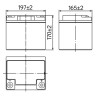 Аккумулятор MNB MM 38-12 (12В 38Ач)