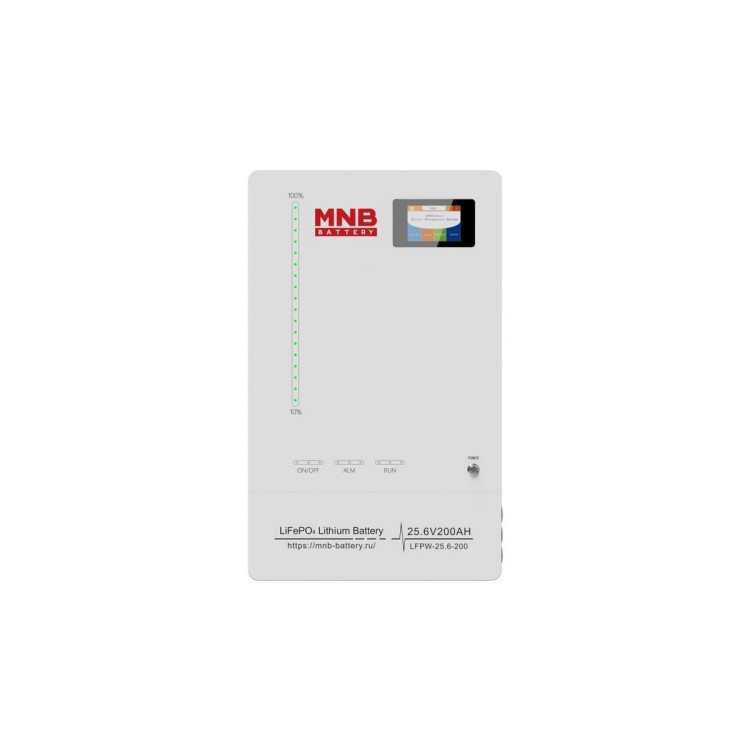 Аккумулятор MNB LFPW-25.6-200 LCD Touch (25.6В, 200 Ач, LiFePO4)