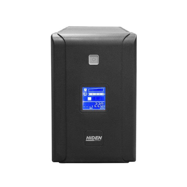 ИБП HIDEN EXPERT ULS1200C 1200ВА/720Вт 4xSchuko+2хIEC C13 LCD, USB
