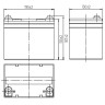 Аккумулятор MNB MNG 33-12 (12В 33Ач)