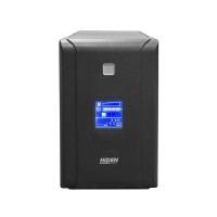 ИБП HIDEN EXPERT ULS2000C 2000ВА/1200Вт 4xSchuko+2хIEC C13 LCD, USB