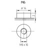 Аккумулятор MNB MNG 65-12 (12В 65Ач)