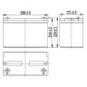 Аккумулятор MNB MNG 100-12 (12В 100Ач)