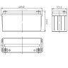 Аккумулятор MNB MNG 150-12 (12В 150Ач)