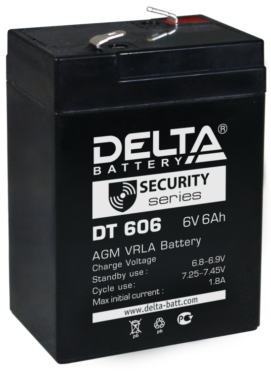 Аккумулятор Delta DT 606