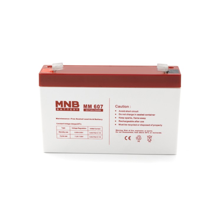 Аккумулятор MNB MM 607 (6В 7Ач)