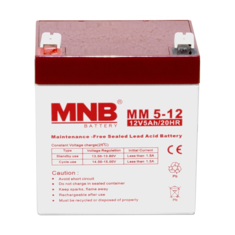 Аккумулятор MNB MM 5-12 (12В 5Ач) 
