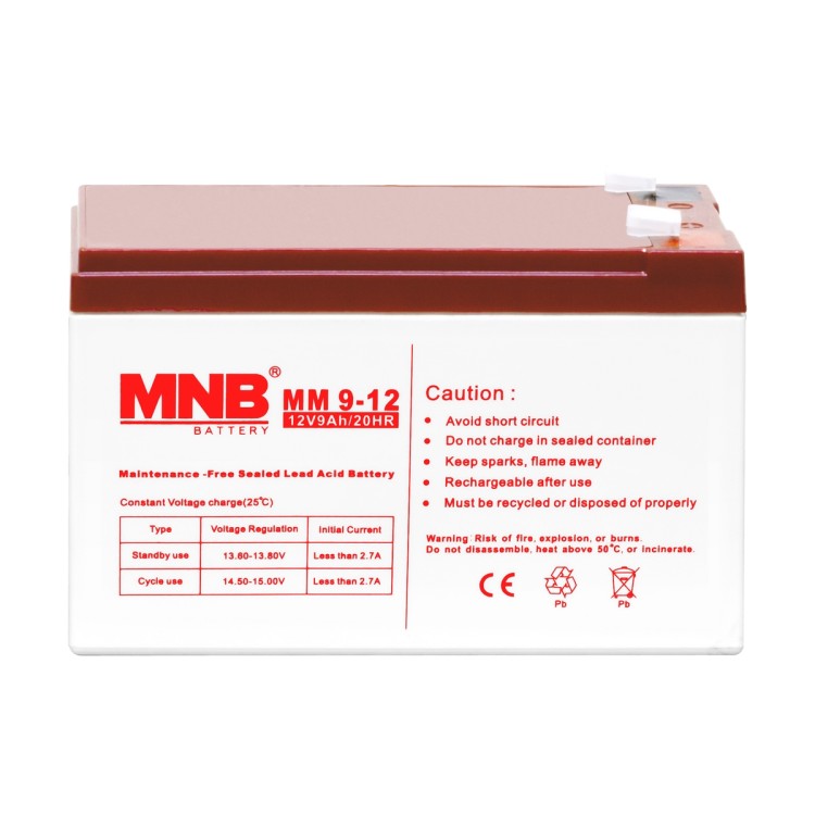 Аккумулятор MNB MM 9-12 (12В 9Ач)
