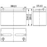 Аккумулятор MNB MM 100-12 (12В 100Ач)