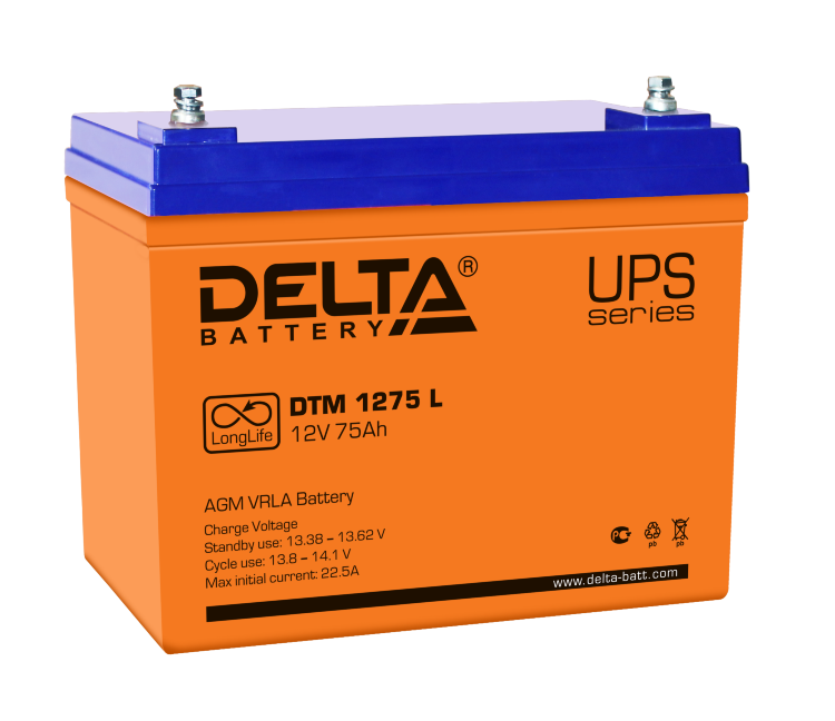 Аккумулятор Delta DTM 1275 L